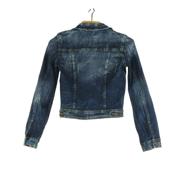 Just USA Jean Jacket Women's Size XS Blue Denim Long Sleeve - Picture 3 of 12